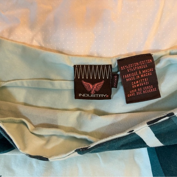 Elegant Blue Bird Pattern shirt vintage Y2K - Picture 7 of 11